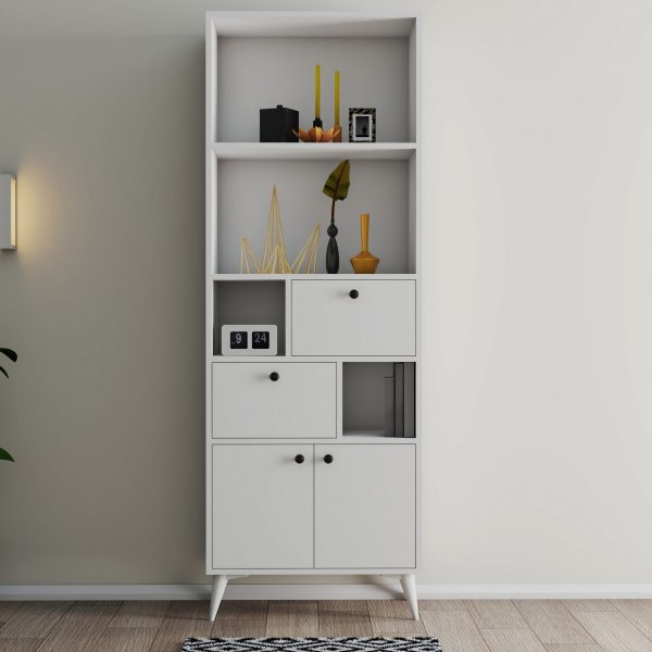 Ninova bokhylle - Hvit Ninova bokhylle - Hvit