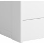 Alba seng med oppbevaring 90 x 200 cm - Hvit