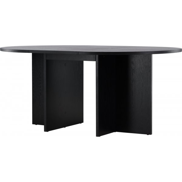 Strada spisebord 120-170 x 120 cm - Sort Strada spisebord 120-170 x 120 cm - Sort