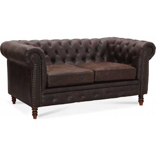 Chesterfield Cambridge 2-seter sofa - Vintage stoff