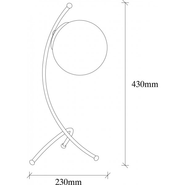 Yay bordlampe - Vintage Yay bordlampe - Vintage