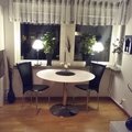 Kundebilde Ibiza spisebord ø110 - Hvit/krom