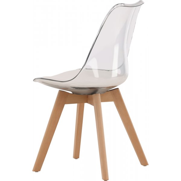 Edvin spisestol - Hvit/bjørk Edvin spisestol - Hvit/bjørk