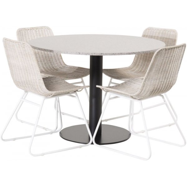 Spisestol Regald - Hvit / Hvitpigmentert Rotting Spisestol Regald - Hvit / Hvitpigmentert Rotting