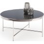 Gunhild salongbord 82 cm - Sort/krom