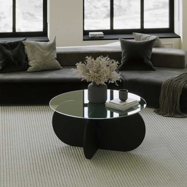 Bubble salongbord Ø75 cm - Sort Bubble salongbord Ø75 cm - Sort