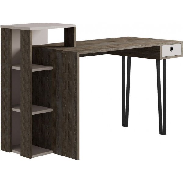 Loyd skrivebord - Brun/lys mokka