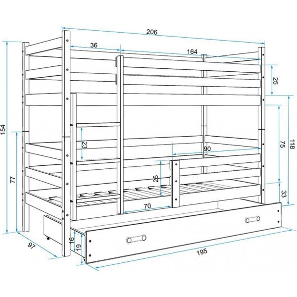 Eryk k�yeseng med oppbevaringsboks - Alle farger og st�rrelser