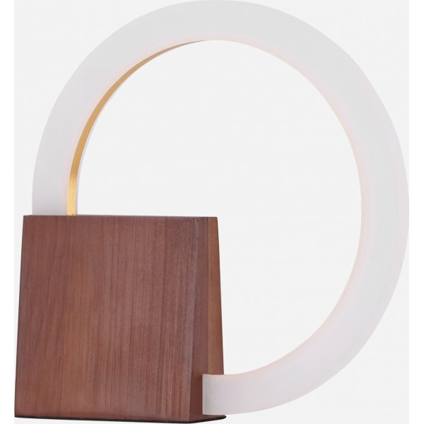 Brive bordlampe - Valnøtt/hvit Brive bordlampe - Valnøtt/hvit