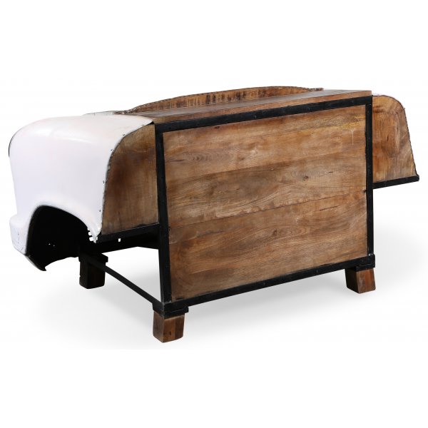 Honolulu 2-seter sofa - Metall/l�r