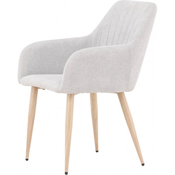 Komfort spisestuestol - Lys grå Komfort spisestuestol - Lys grå