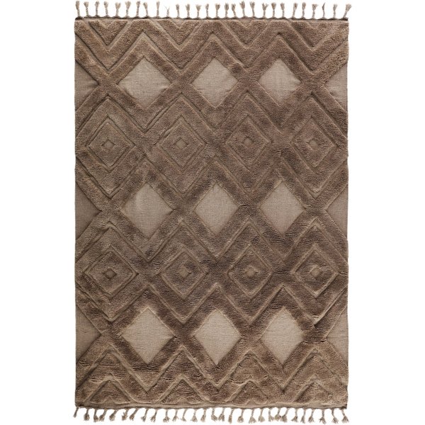 Dahlia ullteppe - Mørkebrunt Dahlia ullteppe - Mørkebrunt