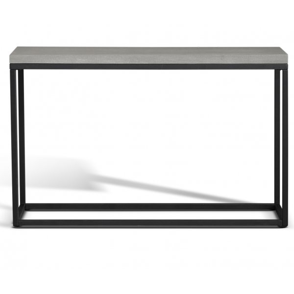 Lava konsollbord - Sement / svart + Møbelføtter Lava konsollbord - Sement / svart + Møbelføtter