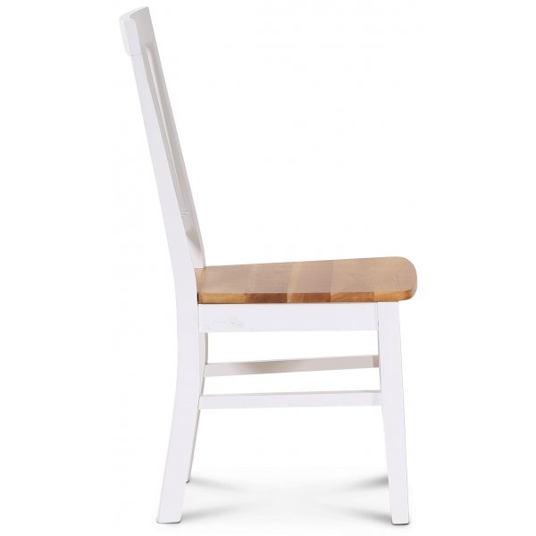 Dalarös spisestol - Hvit / oljet eik + Treolje til møbler Dalarös spisestol - Hvit / oljet eik + Treolje til møbler