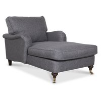Howard Watford Deluxe Divan lenestol i grått stoff Howard Watford Deluxe Divan lenestol i grått stoff