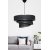 Coupe taklampe - Sort/slv