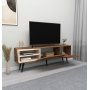 Tea media benk - Lys valntt/beige