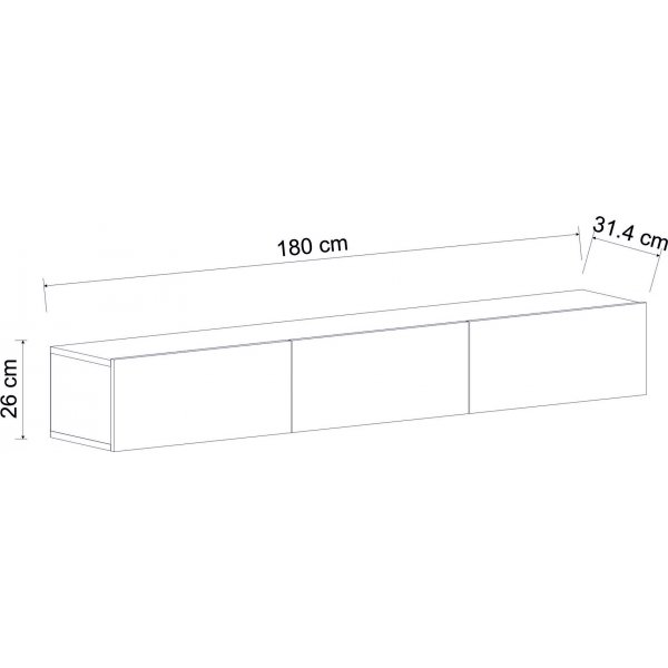 Tero TV-stativ hvitt Tero TV-stativ hvitt