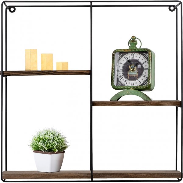 Syrin vegghylle - Sort/natur Syrin vegghylle - Sort/natur