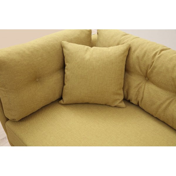 Mapa 3-seters sofa - Grønngul Mapa 3-seters sofa - Grønngul