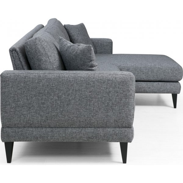 Nordic divansofa - M�rk gr�
