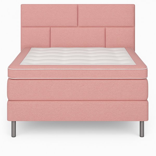 Hilton Deluxe seng 140200 cm - Rosa