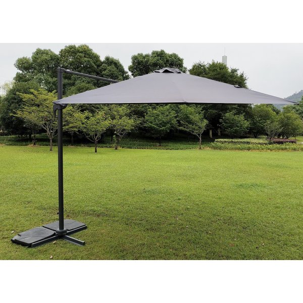 Malta Parasoll 3x3m - Antracit