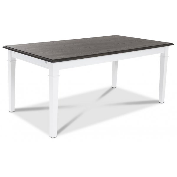 Ramns spisebord 140 cm - Hvit/Brunoljet eik