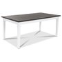 Ramns spisebord 140 cm - Hvit/Brunoljet eik