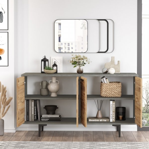 Mels skjenk - Furu/gr