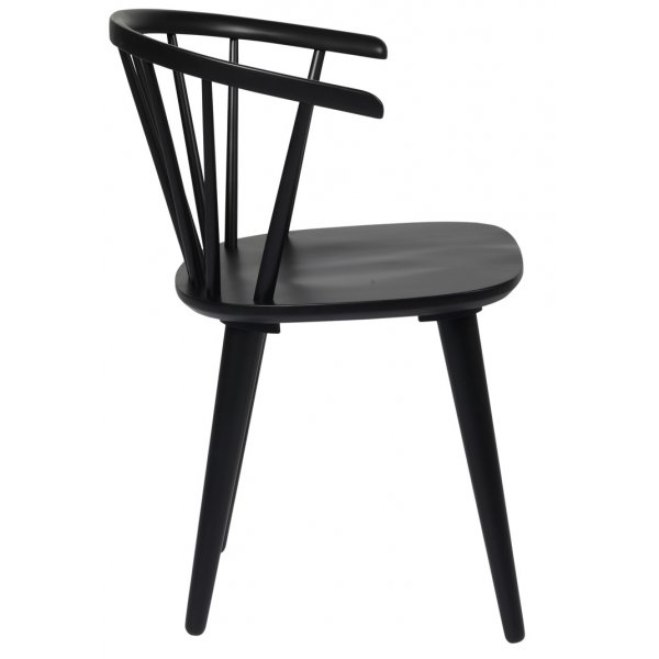 Smokey spisegruppe, rundt spisebord med 4 Dalsland lenestol - Grå farget eik / svart + 4.00 x Stolpute Smokey spisegruppe, rundt spisebord med 4 Dalsland lenestol - Grå farget eik / svart + 4.00 x Stolpute