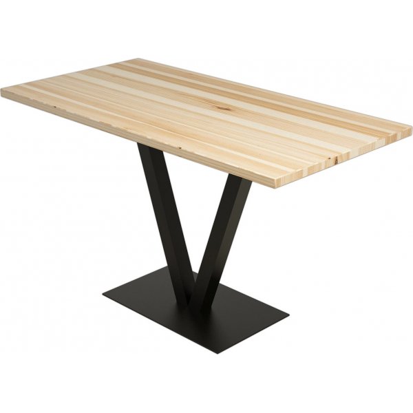 Rana spisegruppe - Sølv bjørk/sort Rana spisegruppe - Sølv bjørk/sort