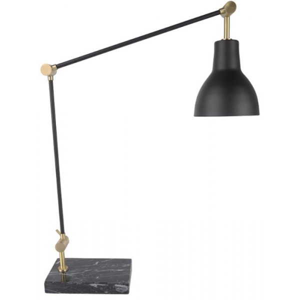 PB Home Gemma Bordlampe HED003 - Svart / Messing