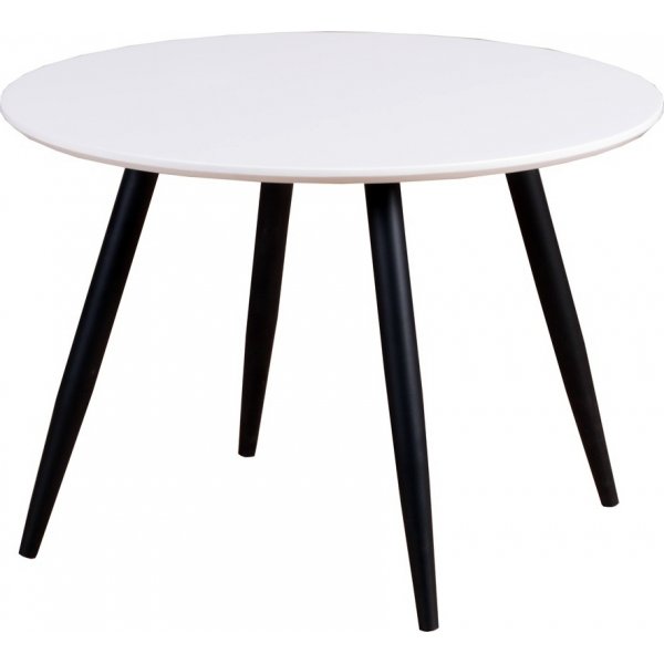 Paradis barnebord 60 cm - Hvit/svart
