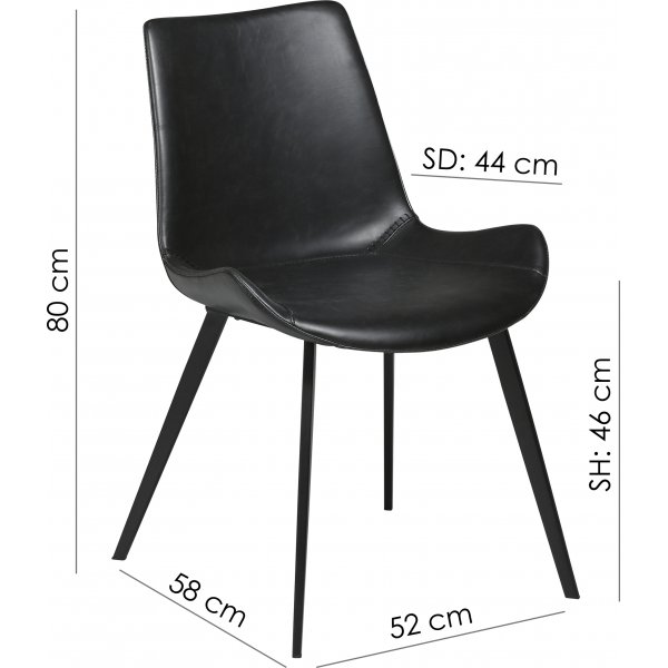 Hype spisestol - Brun boucle Hype spisestol - Brun boucle