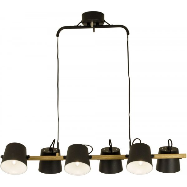 Taklampe Espresso - Svart/tre