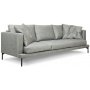 Davis 4-seters sofa - Gr (Rocco 281 stoff)