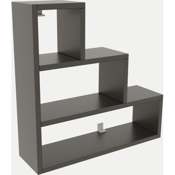 Piramit vegghylle - Antrasitt