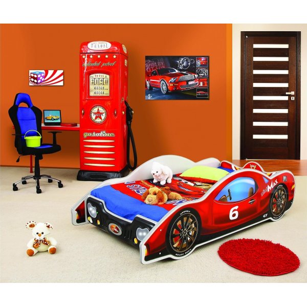 Louie racerbil barnseng - Valgfri farge og størrelse! Louie racerbil barnseng - Valgfri farge og størrelse!