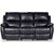 Enjoy Chicago recliner sofa - 3-seter (el) i svart kunstskinn