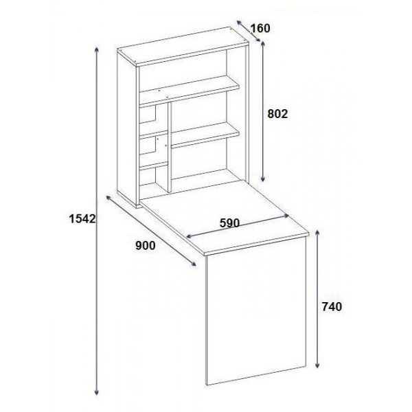 Sedir skrivebord | hj�rneskrivebord - Eik