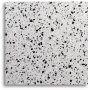 Terrazzo sofabord 75 x 75 cm - Cosmos Terrazzo & understell Star krom