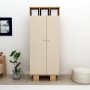 Snekkergarderobe - Furu/beige