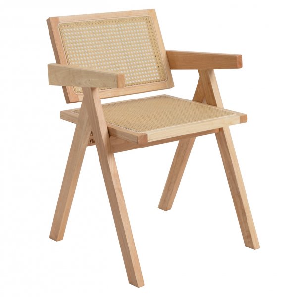 Anna lenestol - Natur med rotting i sete og rygg Anna lenestol - Natur med rotting i sete og rygg