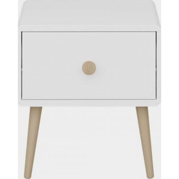 Gaia nattbord - Hvit