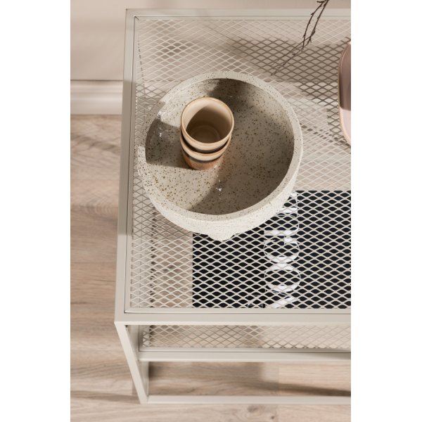 Netz sidebord 55 x 55 cm - Beige