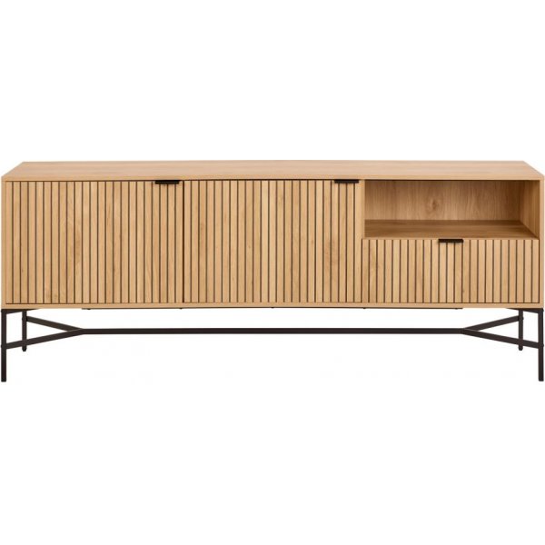 Jaipur skjenk - Eik/matt sort Jaipur skjenk - Eik/matt sort