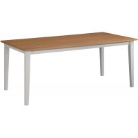 Fårö spisebord 180 cm - Eik/hvit Fårö spisebord 180 cm - Eik/hvit