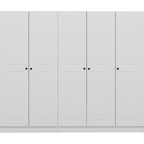 Capeto garderobe 225x52x190 cm - Hvit Capeto garderobe 225x52x190 cm - Hvit