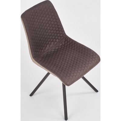 Cadeira spisestuestol 394 - Brun/beige